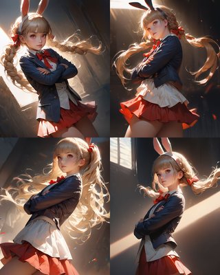 【アンケート】ウサギの女の子「パシフィカちゃん」のAIイラストはかわいいと思いますか？