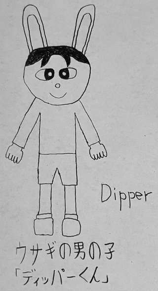 【アンケート】ウサギの男の子「ディッパーくん」のAIイラストはかわいいと思いますか？