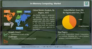 インメモリコンピューティング市場 2029 規模、業界動向、展望、機会