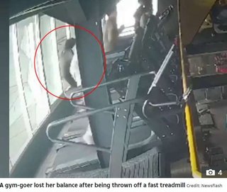 ランニングマシン使用中の女性、開いていた3階窓から転落死（インドネシア）