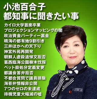 蓮舫「小池都政は水道代を払ってない人にはがき1枚で水道を止めた。生活実態を聞くこともなく」