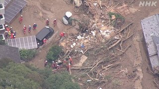 【愛媛】 松山で土砂崩れ 住宅1棟に土砂流入 “3人逃げ遅れ”通報