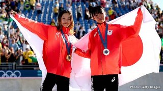 女子スケートボード 吉沢恋が金 赤間凛音が銀【パリ五輪】