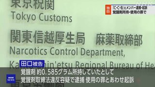 C-C-B 元メンバー田口智治被告（63） 覚醒剤取締法違反の罪で逮捕 起訴