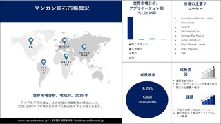 マンガン鉱石市場のシェア、歴史的成長、分析、機会、2036年までの予測