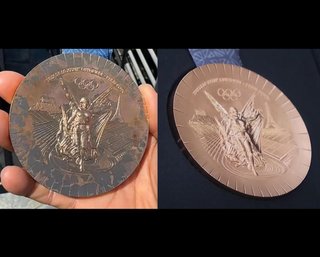 パリ五輪の銅メダルが不良品？10日でさびつき骨董品のように変化　組織委が交換予定