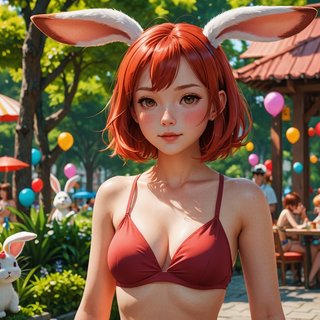 【アンケート】ウサギの女の子「ウェンディちゃん」のおへそはかわいいと思いますか？