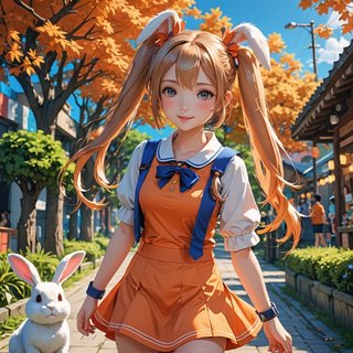 【画像あり】ウサギの女の子「メイベルちゃん」のAIイラストを作ってみました！