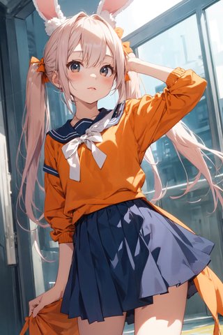 【画像あり】ウサギの女の子「メイベルちゃん」のAIイラストを作ってみました！