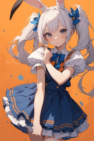 【画像あり】ウサギの女の子「メイベルちゃん」のAIイラストを作ってみました！