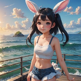 【アンケート】ウサギの女の子「メイベルちゃん」のおへそはかわいいと思いますか？