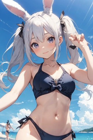 【アンケート】ウサギの女の子「メイベルちゃん」のおへそはかわいいと思いますか？