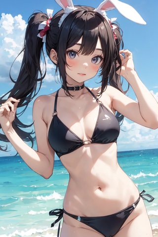 【アンケート】ウサギの女の子「メイベルちゃん」のおへそはかわいいと思いますか？