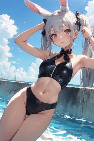 【アンケート】ウサギの女の子「メイベルちゃん」のおへそはかわいいと思いますか？