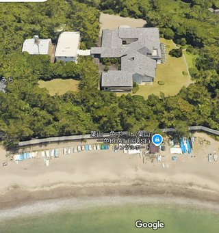 厨子にいい家があった　海が目の前　こんな家が欲しいなあと思っていたら