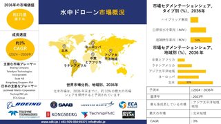  水中ドローン産業調査、サイズ、トップメーカー、洞察分析、2024-2036年予測