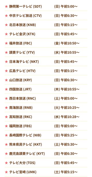 毎週 日曜日に思う事