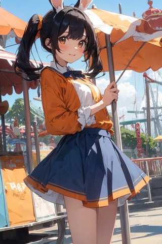 【画像あり】ウサギの女の子「メイベルちゃん」のAIイラストを作ってみました！