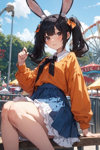 【画像あり】ウサギの女の子「メイベルちゃん」のAIイラストを作ってみました！