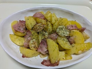 ガーリックポテト作ったらさ