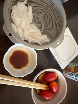 野菜を、たべる。