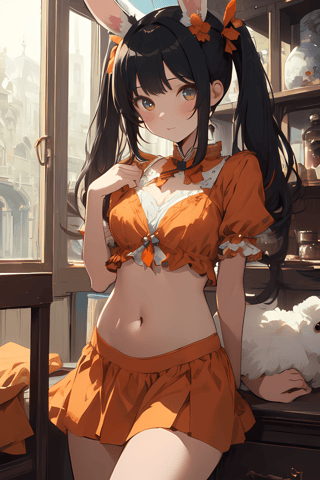 【アンケート】ウサギの女の子「メイベルちゃん」のおへそはかわいいと思いますか？