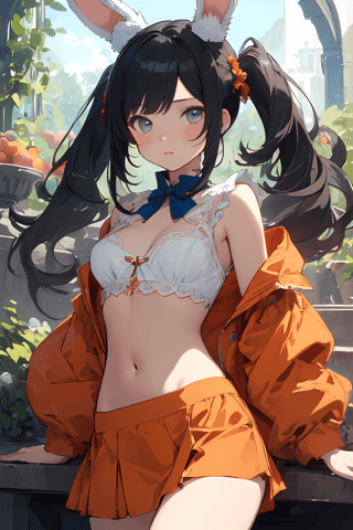 【アンケート】ウサギの女の子「メイベルちゃん」のおへそはかわいいと思いますか？