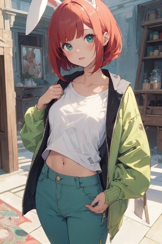 【アンケート】ウサギの女の子「ウェンディちゃん」のおへそはかわいいと思いますか？