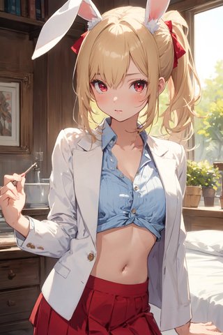 【アンケート】ウサギの女の子「パシフィカちゃん」のおへそはかわいいと思いますか？