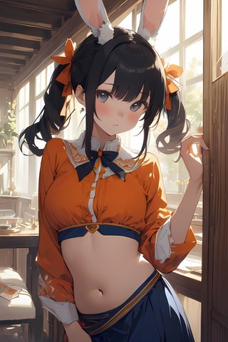 【アンケート】ウサギの女の子「メイベルちゃん」のおへそはかわいいと思いますか？