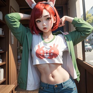 【アンケート】ウサギの女の子「ウェンディちゃん」のおへそはかわいいと思いますか？