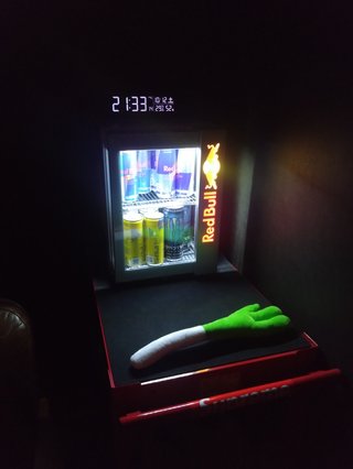 迷子の冷蔵庫が居たから保護して来たよ