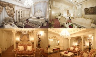 お姫様感がすごい高級ラブホの部屋