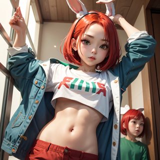 【アンケート】ウサギの女の子「ウェンディちゃん」のおへそはかわいいと思いますか？