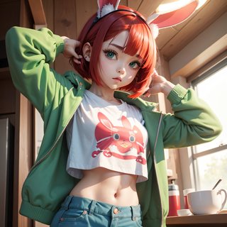 【アンケート】ウサギの女の子「ウェンディちゃん」のおへそはかわいいと思いますか？