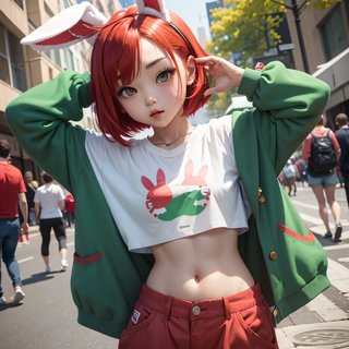 【アンケート】ウサギの女の子「ウェンディちゃん」のおへそはかわいいと思いますか？