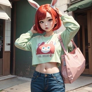 【アンケート】ウサギの女の子「ウェンディちゃん」のおへそはかわいいと思いますか？