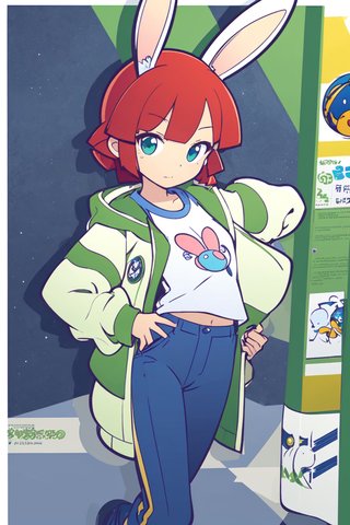 【画像あり】ウサギの女の子「ウェンディちゃん」のぷよぷよ風イラストを作ってみました！