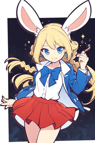 【画像あり】ウサギの女の子「パシフィカちゃん」のぷよぷよ風イラストを作ってみました！