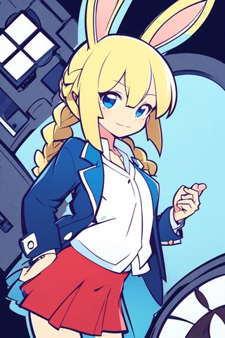 【画像あり】ウサギの女の子「パシフィカちゃん」のぷよぷよ風イラストを作ってみました！