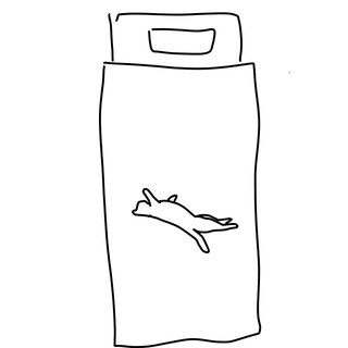 猫ってなんでいつも布団のど真ん中で寝るのか