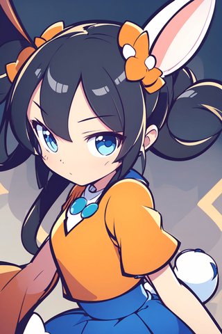 【画像あり】ウサギの女の子「メイベルちゃん」のぷよぷよ風イラストを作ってみました！