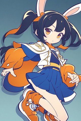 【画像あり】ウサギの女の子「メイベルちゃん」のぷよぷよ風イラストを作ってみました！