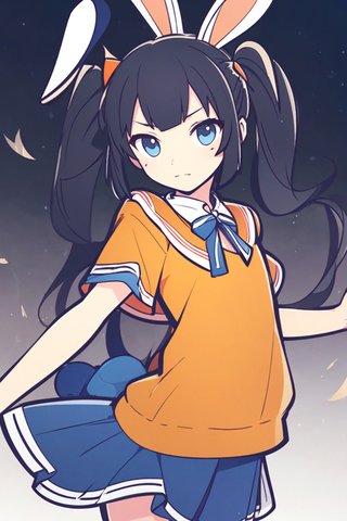 【画像あり】ウサギの女の子「メイベルちゃん」のぷよぷよ風イラストを作ってみました！