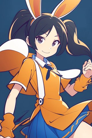 【画像あり】ウサギの女の子「メイベルちゃん」のぷよぷよ風イラストを作ってみました！