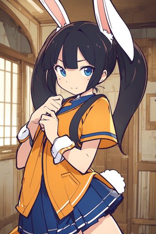 【画像あり】ウサギの女の子「メイベルちゃん」のぷよぷよ風イラストを作ってみました！