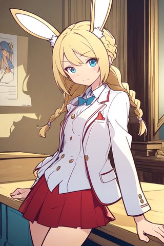 【画像あり】ウサギの女の子「パシフィカちゃん」のぷよぷよ風イラストを作ってみました！