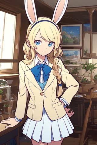 【画像あり】ウサギの女の子「パシフィカちゃん」のぷよぷよ風イラストを作ってみました！