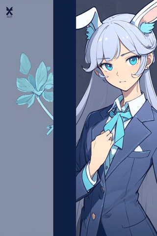 【画像あり】ウサギの男の子「ディッパーくん」のぷよぷよ風イラストを作ってみました！