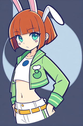 【アンケート】ウサギの女の子「ウェンディちゃん」のおへそはかわいいと思いますか？